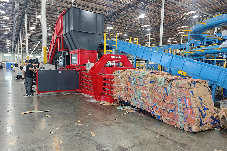 HBA100-110110 Cardboard Baling Machine HBA100-110110 段ボール梱包機