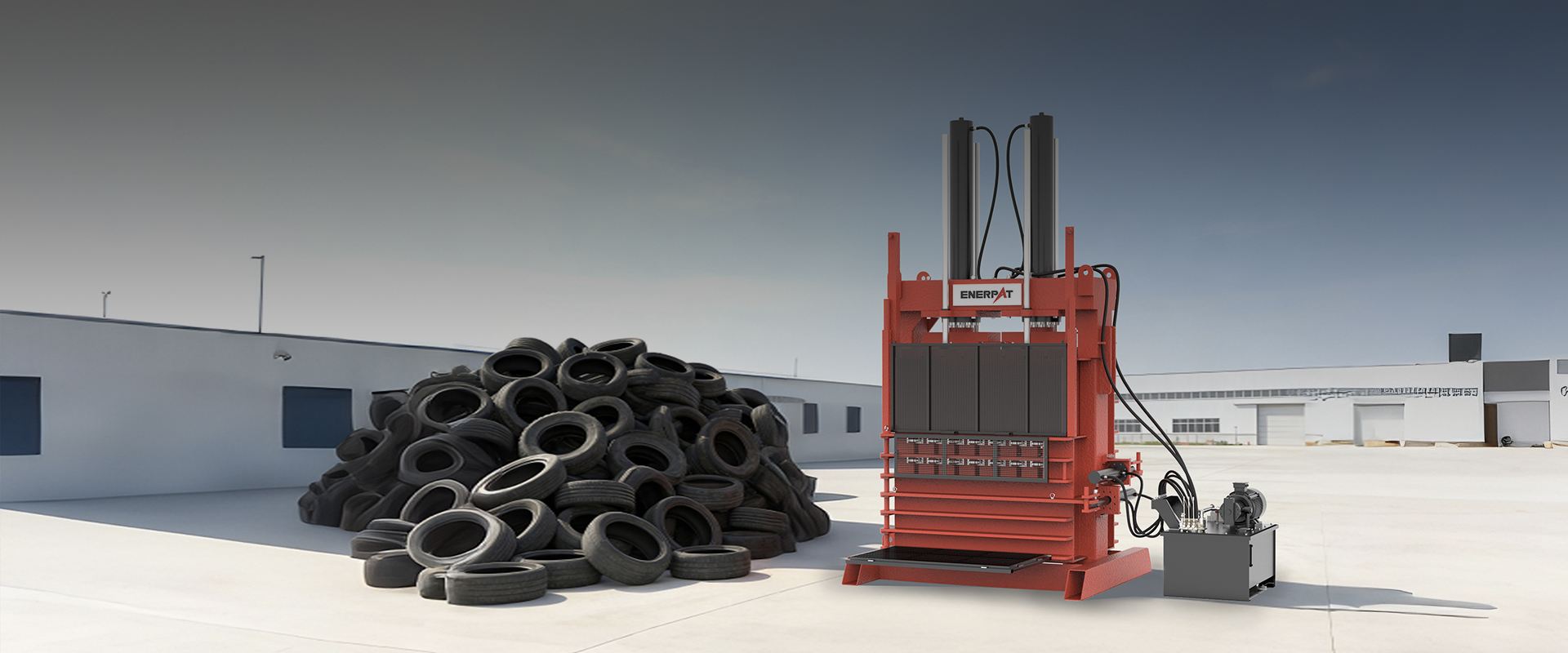 Waste Tyre Baler 廃タイヤベーラー