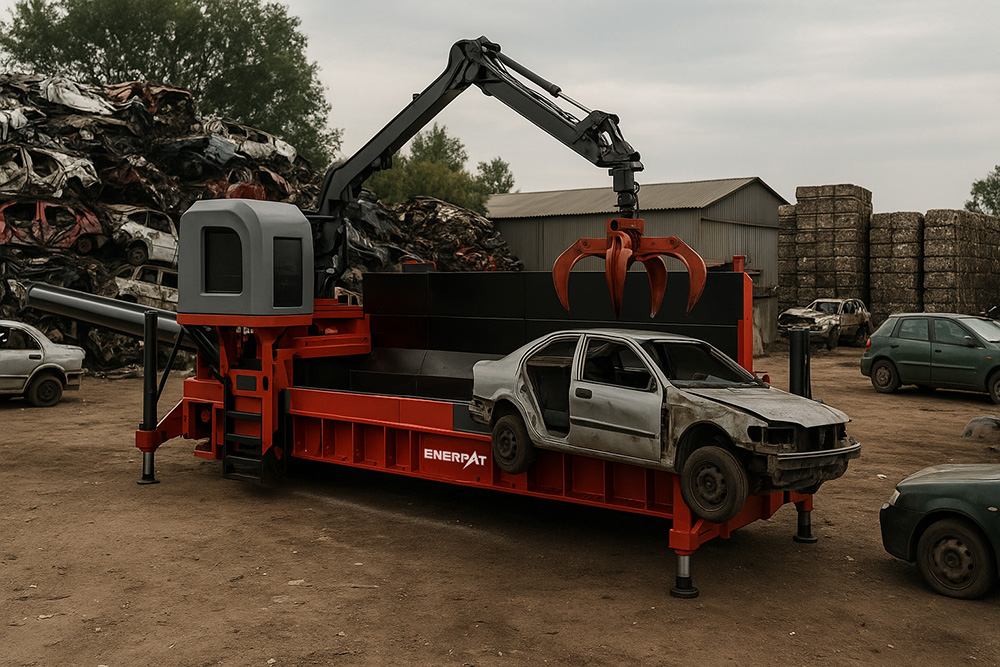 mobile car baler 移動式カーベーラー