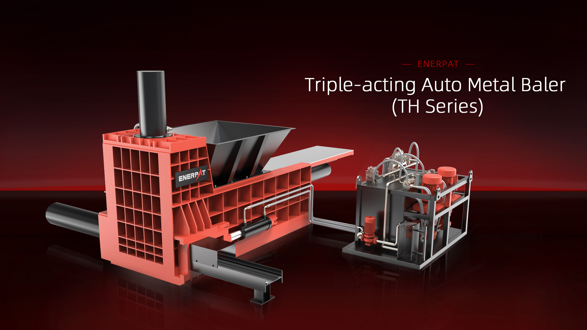Triple-acting Auto Metal Baler (TH Series) 三動式オートメタルベーラー(THシリーズ)