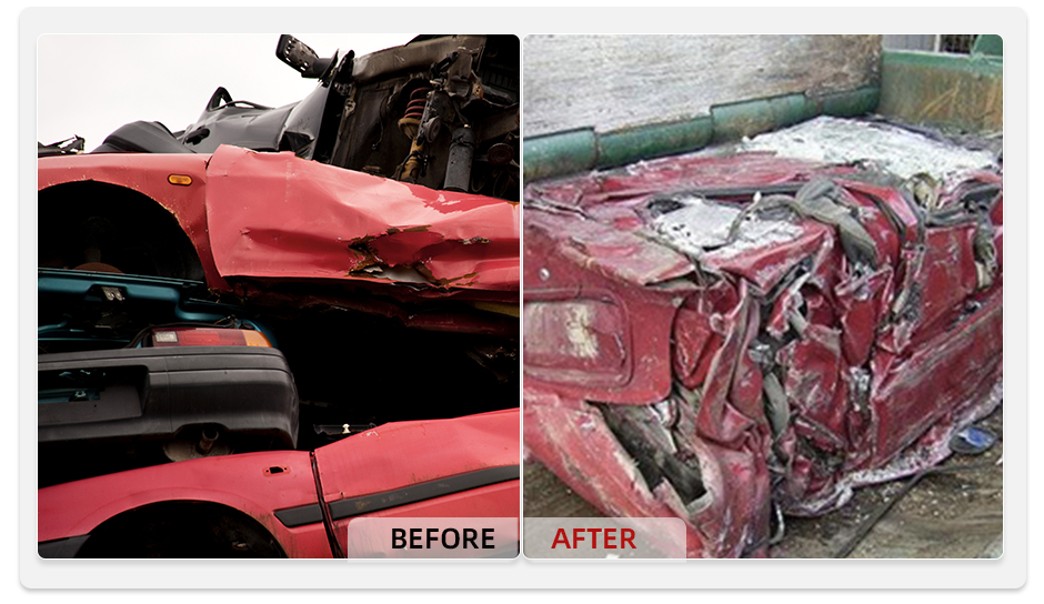 scrap car testing 廃車試験