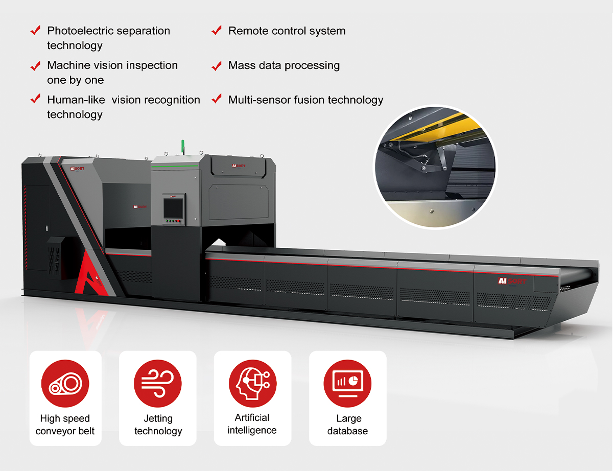 Plastic Bottles AI Sorting Machine ペットボトルAI選別機
