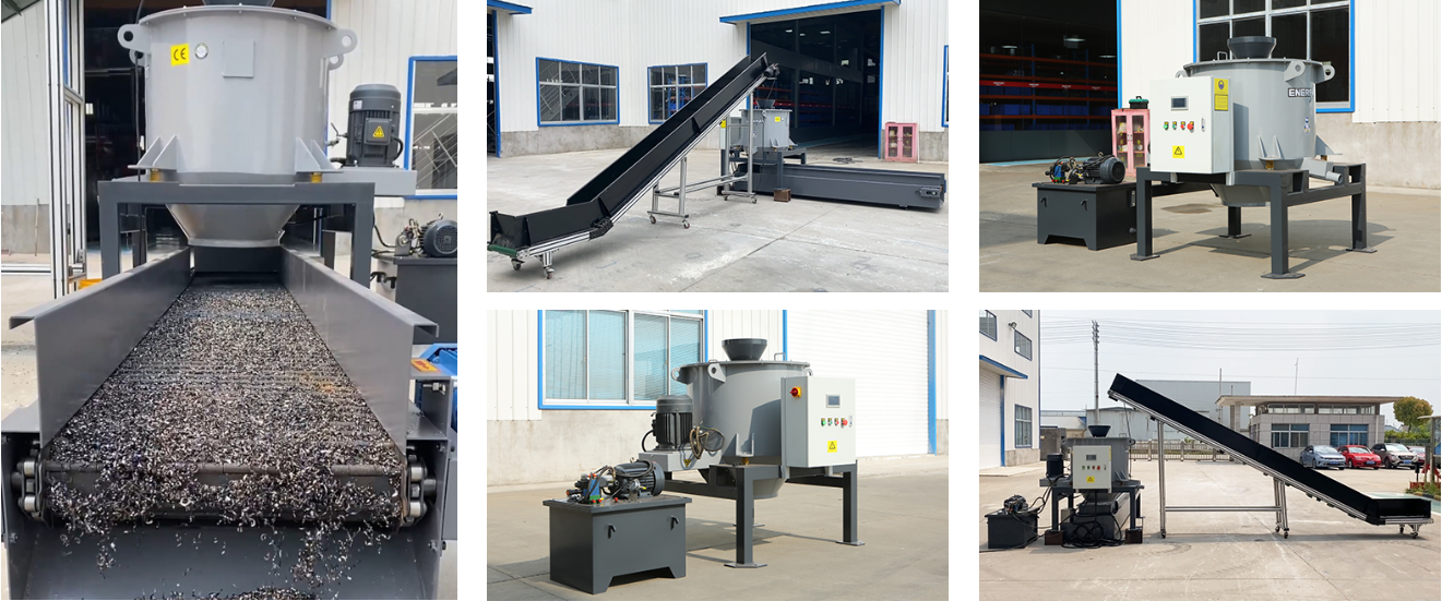 ENERPAT's Metal Chip Processing Equipment ENERPATの金属切粉処理装置