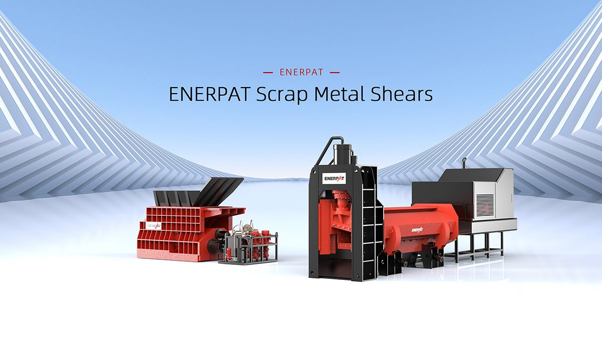 ENERPAT Scrap Metal Shear Manufacturer ENERPAT スクラップ金属剪断機メーカー