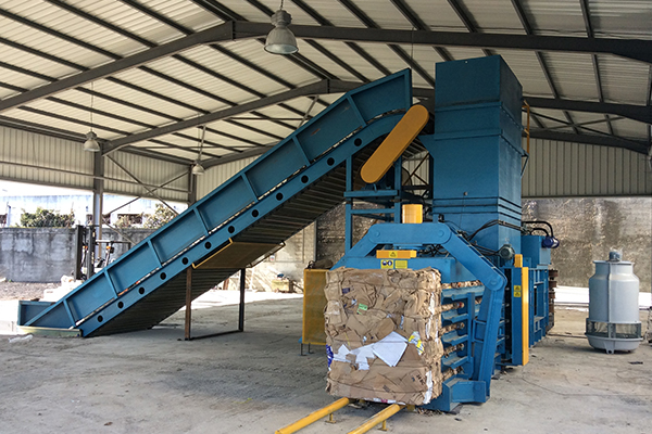 Cardboard Waste Baler