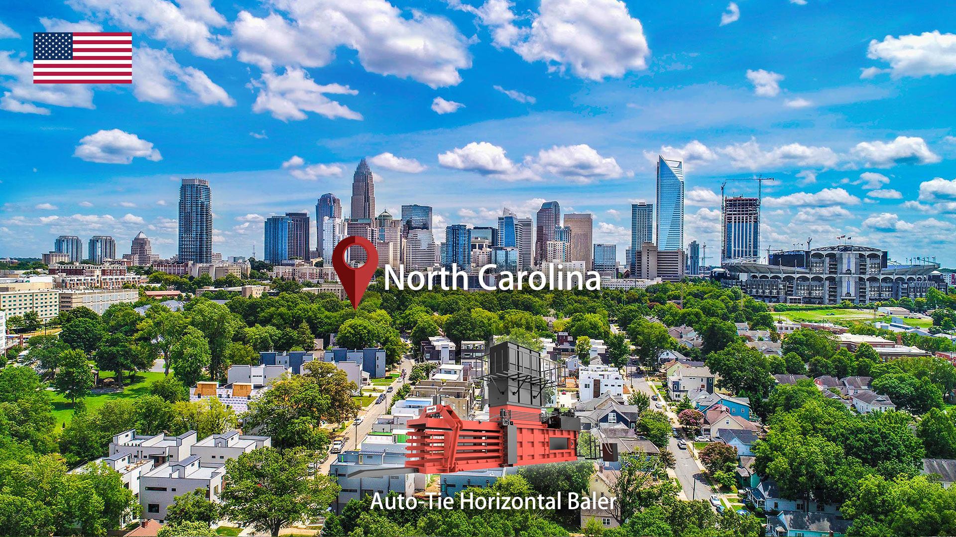 ノースカロライナ州で産業用段ボール圧縮機の需要が高まっているのはなぜですか?