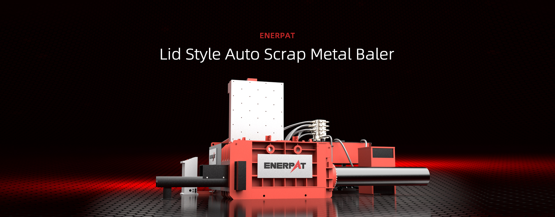 AMB-L2520-315T ドアカバースチールスクラップベーラー