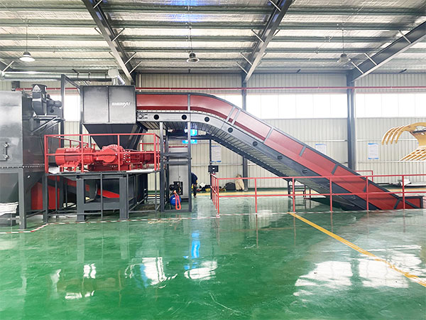 冷蔵庫細断・分離ライン2