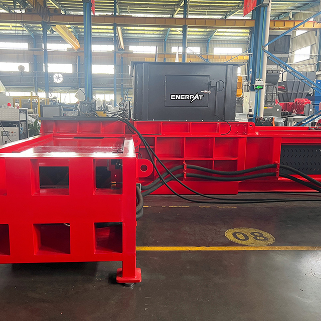 metal recycling baler