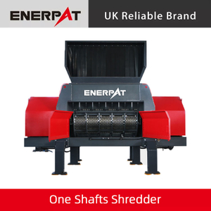 麻茎ベール用一軸シュレッダー