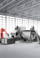 金属チップ練炭プレスライン