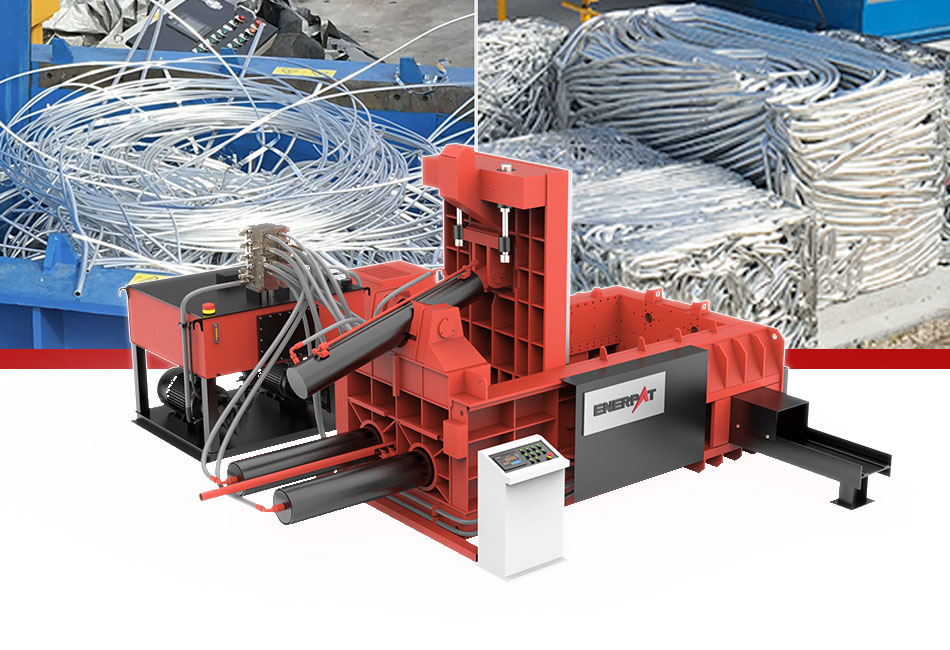 蓋式スクラップベーラー（AMB-Lシリーズ）