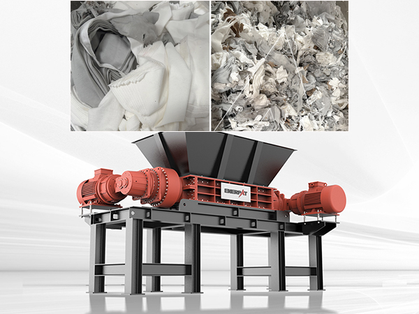 成功事例: ENERPAT の布シュレッダー機が米国のリサイクル イノベーターの効率を向上