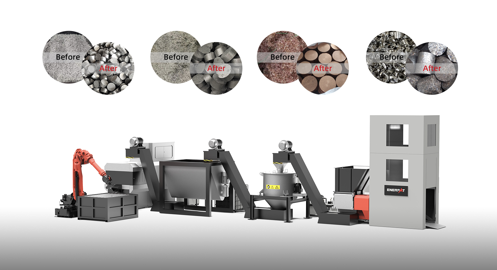 金属切粉リサイクルシステム