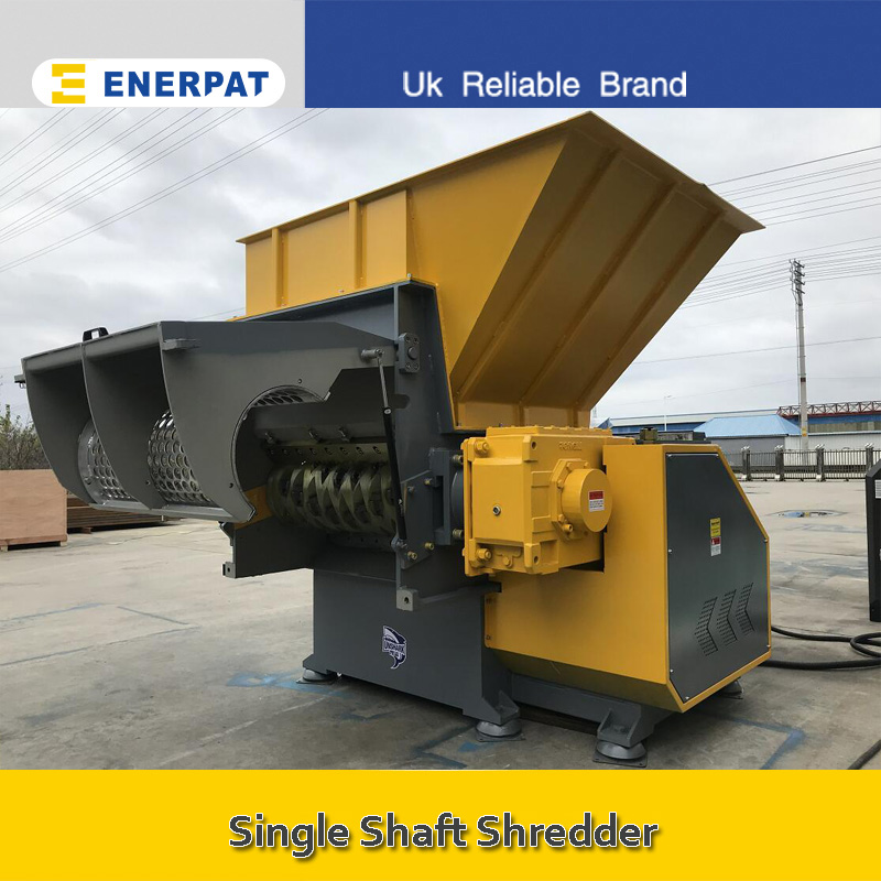 single shaft shredder application