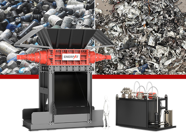 ENERPAT MSB-H2200 油圧シュレッダー マシン: オーストラリアのクライアントの金属リサイクルに革命を起こす