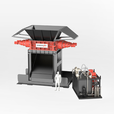 500kW 油圧式二軸カーシュレッダー