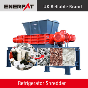 冷蔵庫シュレッダー工場