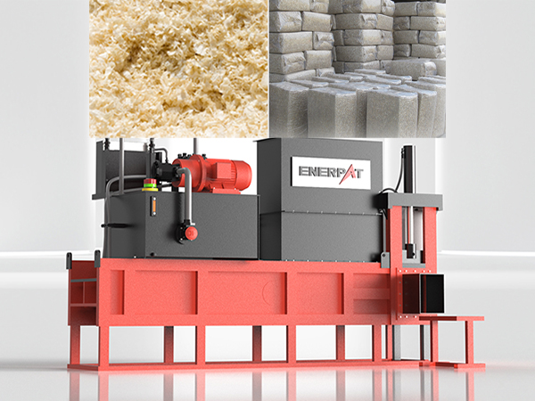 成功事例: クロアチアの企業がバイオマス ソリューション向けに ENERPAT の HBA-B140 削りくず袋詰め機を選択