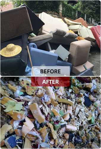 ポケットコイルリサイクルライン