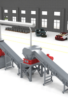 廃ラジエーターリサイクルライン