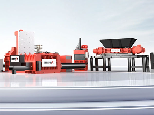 ENERPAT 二軸破砕機およびホッパー金属梱包機: オーストラリアの製造業者向けの効率的なリサイクル ソリューション