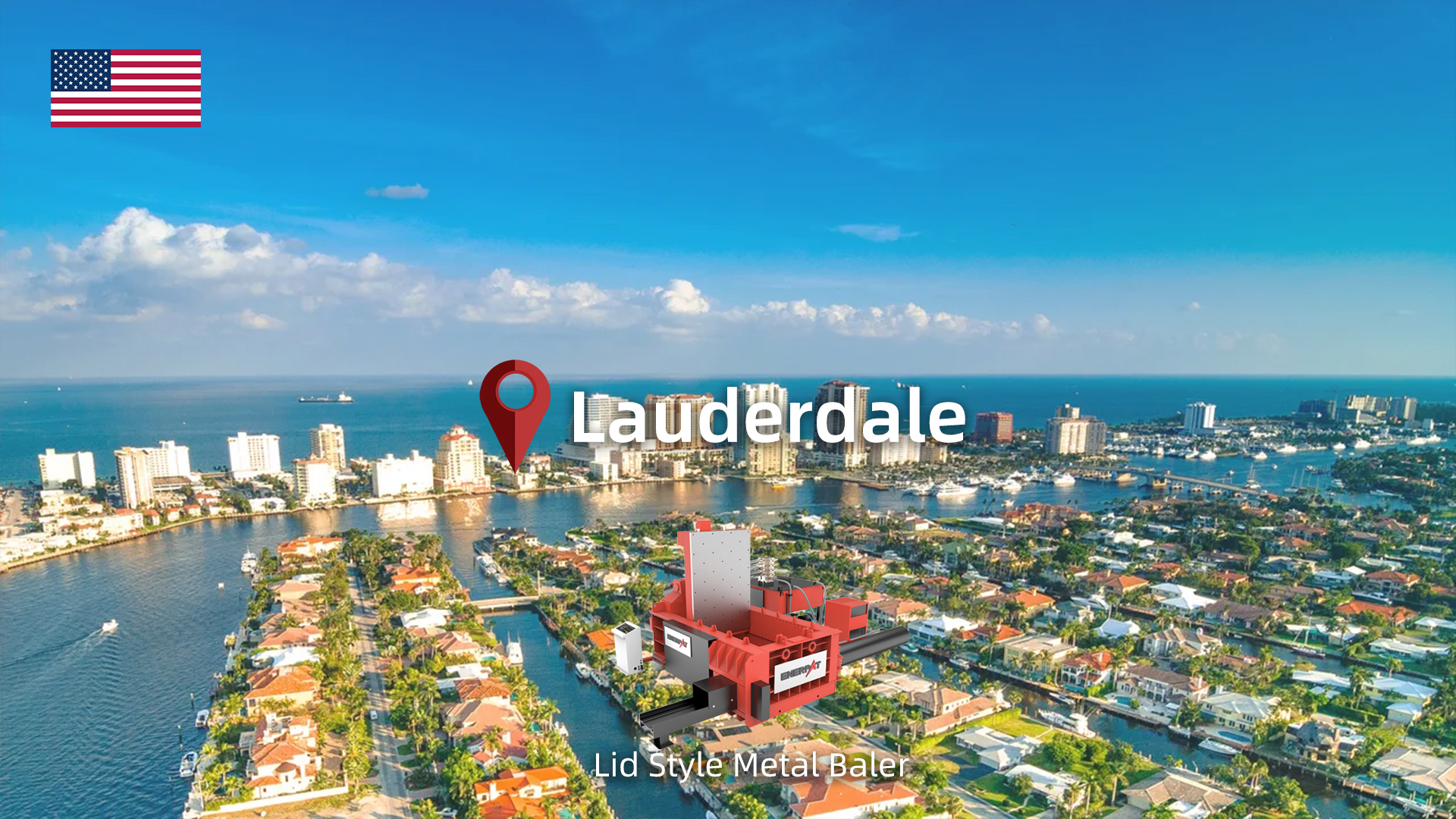 フロリダ州ローダーデール: ENERPAT 真鍮オフカットベーラーを設置