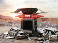 油圧式二軸自動車シュレッダー（500kW）