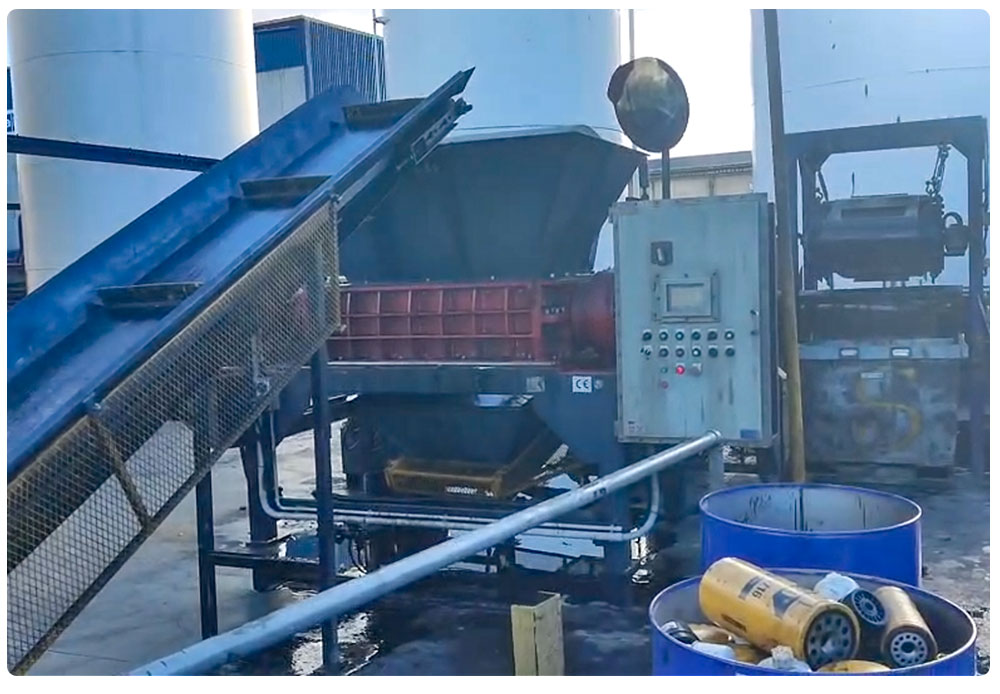 オイルフィルターリサイクルラインプロジェクト