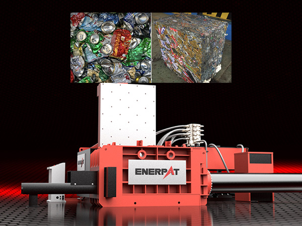 ENERPAT のスクラップ金属プレス機が販売中: ギリシャにおけるブリキ缶とブリキ板のリサイクルに大きな変革をもたらす