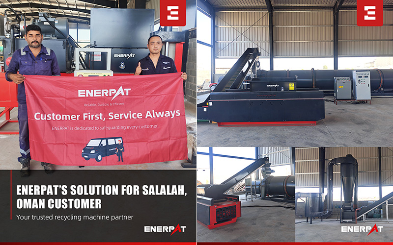 オマーン：ENERPAT EWS30 + HBA-B90 木材削り出し生産ラインを設置