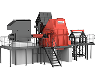 横型ハンマーミルシュレッダー