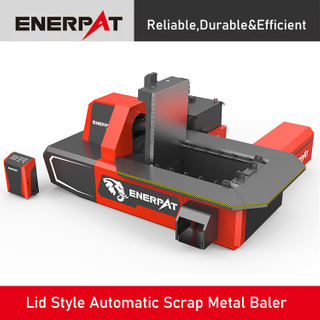 蓋式自動スクラップベーラー 