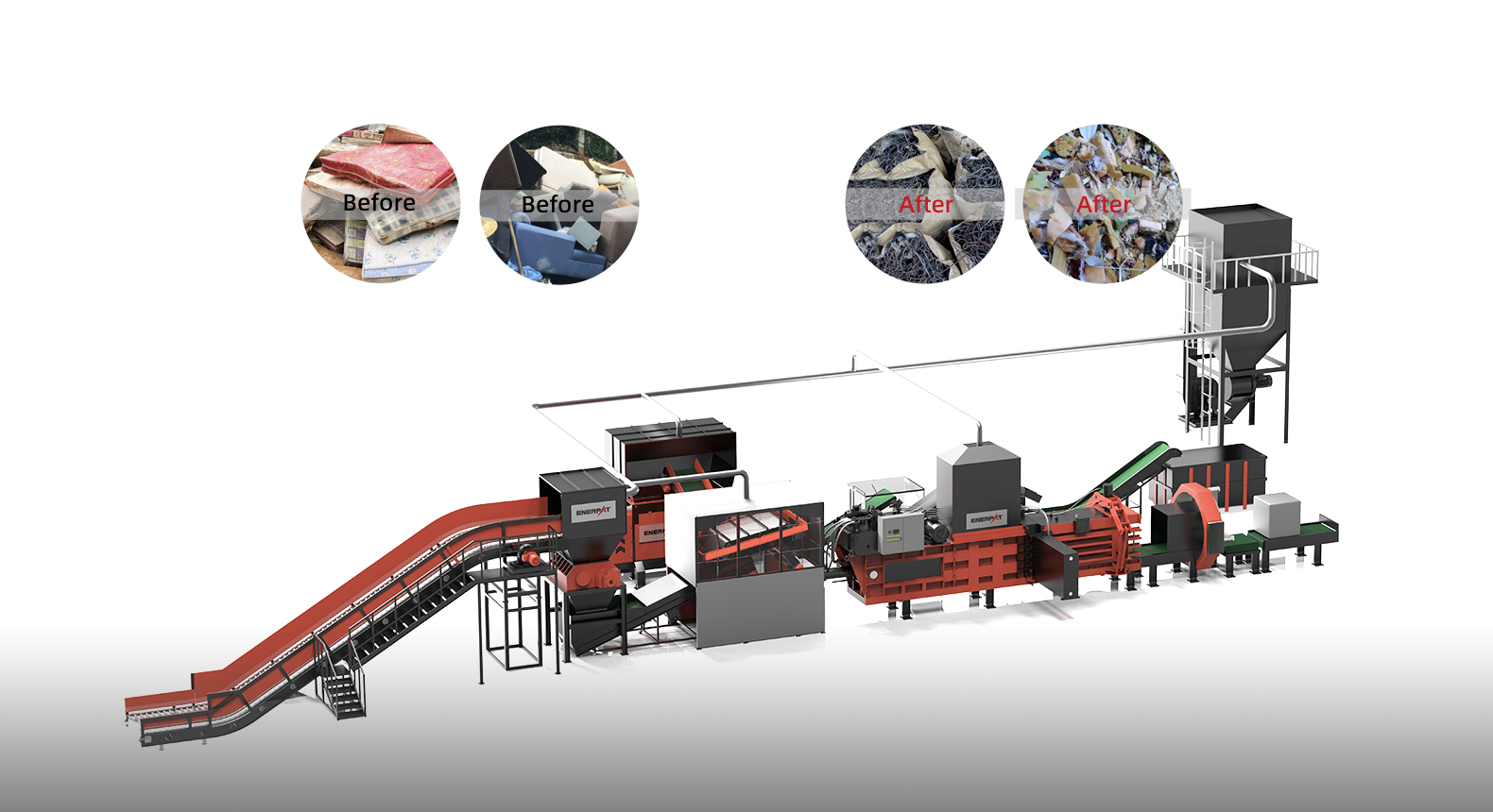 ポケットコイルリサイクルライン