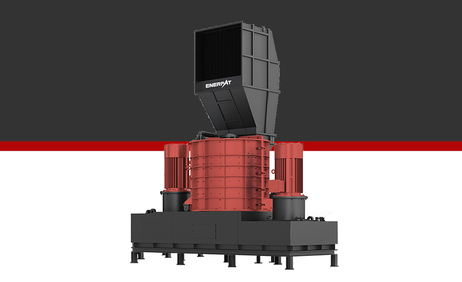 縦型ハンマーミルスクラップスチールシュレッダー