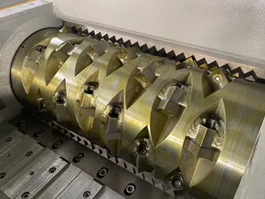 カッターシャフトの構造