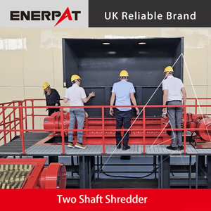 ENERPAT MSB-E1500 金属スクラップ用二軸シュレッダー