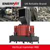 ENERPAT 廃車、冷蔵庫、鋳造アルミニウム用ハンマーミルシュレッダー