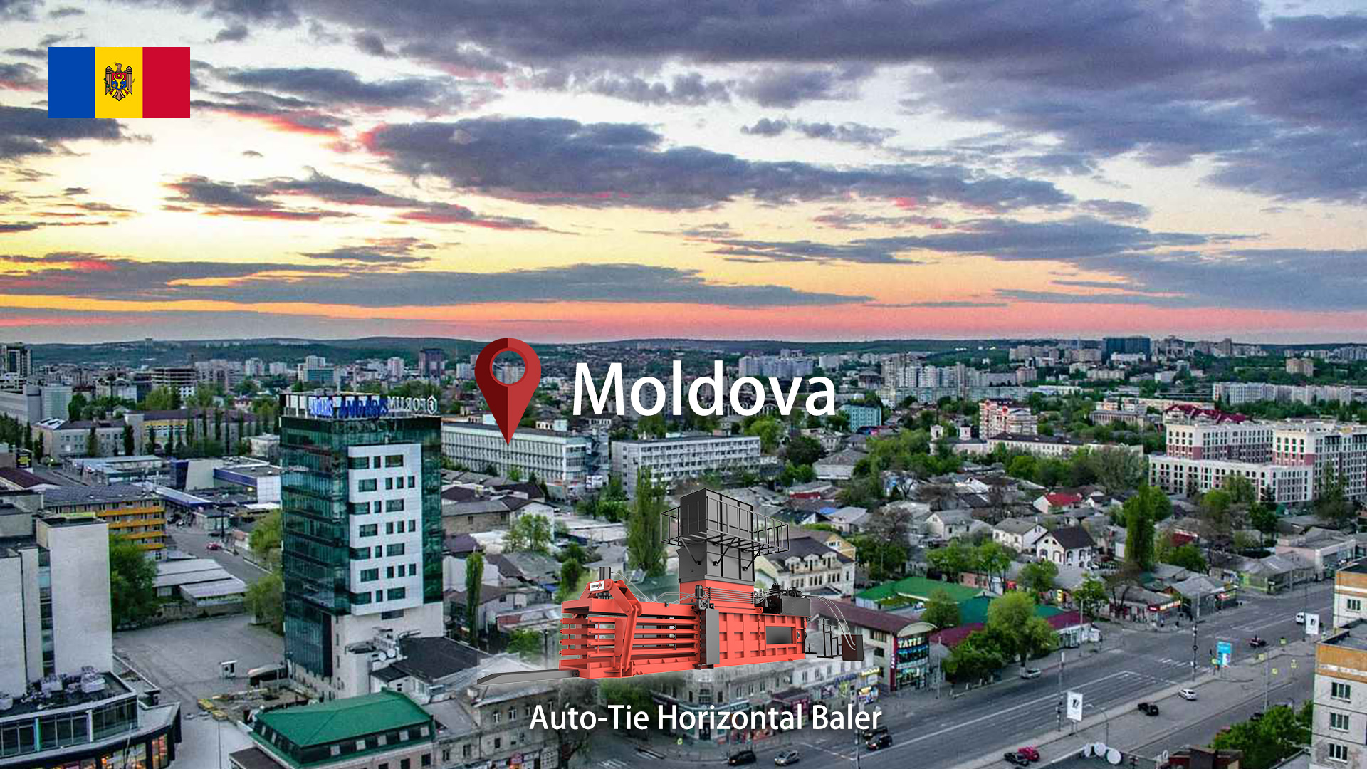モルドバ：ENERPAT自動結束紙梱包機を導入