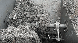 水平オーガ送り